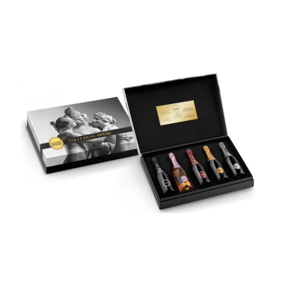 Villa Sandi - Le Tre Grazie - Opere Trevigiane - Gift Box with Five Bottles - Quality Sparkling Wine - Prosecco & Sparking Wines - Avvenice