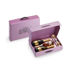 Villa Sandi - Pink Briefcase - Gift Box with 3 Bottles and 3 Stoppers - Quality Sparkling Wine - Prosecco & Sparking Wines - Avvenice