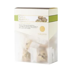 Vincente Delicacies - Almond Cookies with Sicilian Pistachios - Fine Pastry with Almonds in Crystal Box - Avvenice