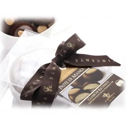 Vincente Delicacies - Almond Cookies with Sicilian Pistachios and Covered with Fine White Chocolate - Ninfea Box - Avvenice