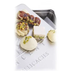Vincente Delicacies - Assortment of Fine Sicilian Pastry - Almond Paste Cookies, Matador, Baroque - Magnus Metallic Box - Avvenice