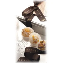 Vincente Delicacies - Assortment of Classic Almond Cookies, with Citrus Fruits and Sicilian Pistachios - Luxor Box - Avvenice
