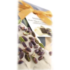 Vincente Delicacies - Big Panettone Covered with White Chocolate with Sicilian Pistachio - Fastuka - Hand Wrapped Artisan - Avvenice