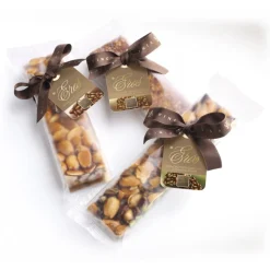 Vincente Delicacies - Crunchy Nougat Bar with Sicilian Almonds - Eros - Opal Ribbon Flow-Pack - Avvenice