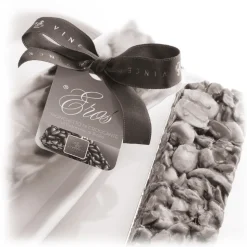 Vincente Delicacies - Crunchy Nougat Bar with Sicilian Hazelnuts - Eros - Opal Ribbon Flow-Pack - Avvenice