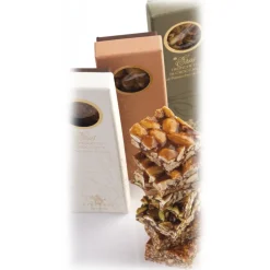 Vincente Delicacies - Crunchy Nougat Bar with Sicilian Hazelnuts - Eros - Oblò Box - Avvenice