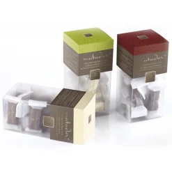 Vincente Delicacies - Crunchy Nougat Pieces with Sicilian Hazelnuts and Covered with Pure Milk Chocolate - Matador Crystal Box - Avvenice