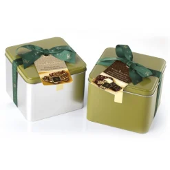Vincente Delicacies - Crunchy Nougat Pieces Assortment - Matador Metallic Box - Avvenice