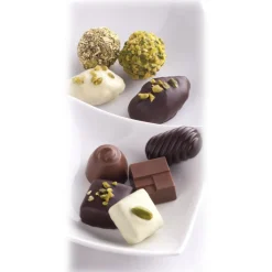 Vincente Delicacies - Delicate Pastries Covered in Chocolate and Crushed Green Pistachio from Bronte P.D.O. - Maravilha Smeraldi - Avvenice