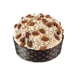 Vincente Delicacies - L'artista - Artisan Panettone with Almonds, Raisins, Candied - Sicilian Looks - Box - Avvenice