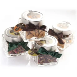 Vincente Delicacies - Lightly Toasted Sicilian Almonds - Arabesque - Dried Fruits in Ribbon Box - Avvenice