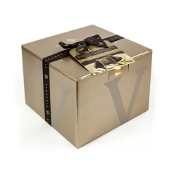 Vincente Delicacies - Panettone Coated with Dark Chocolate and Sicilian Pistachio Stuffed with Pistachio Cream - Le Chic - Avvenice