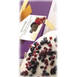 Vincente Delicacies - Panettone Coated with White Chocolate with Wild Fruits - Silvestre - Artisan in Metallic Box - Avvenice