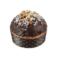 Vincente Delicacies - Panettone Covered with Dark Chocolate with Jar of Blood Orange Marmalade - Mélange - Avvenice