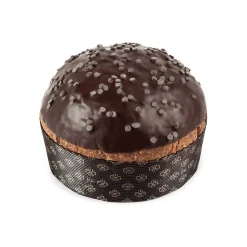 Vincente Delicacies - Panettone Coated with 70% Extra Dark Chocolate - Montezuma - Artisan in Metallic Box - Avvenice