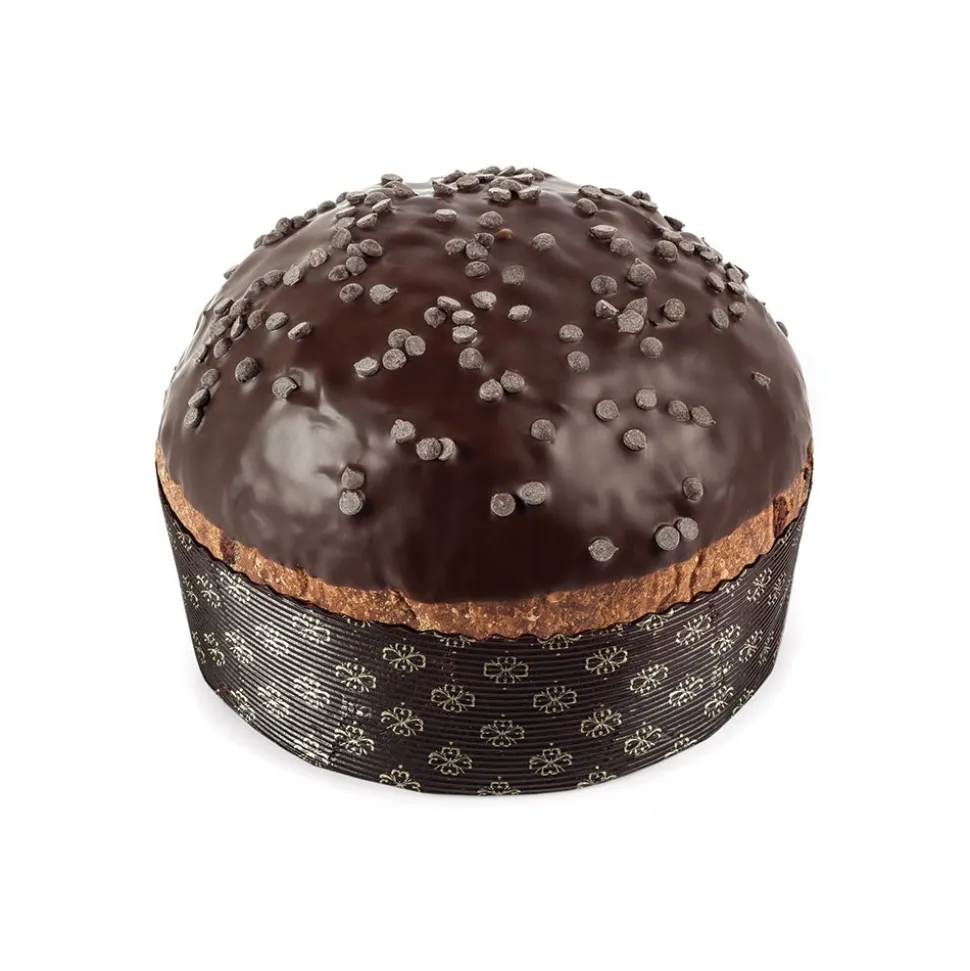 Vincente Delicacies - Panettone Coated with 70% Extra Dark Chocolate - Montezuma - Hand Wrapped Artisan - Avvenice