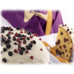 Vincente Delicacies - Panettone Coated with White Chocolate with Wild Fruits - Silvestre - Hand Wrapped Artisan - Avvenice