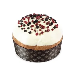 Vincente Delicacies - Panettone Coated with White Chocolate with Wild Fruits - Silvestre - Hand Wrapped Artisan - Avvenice