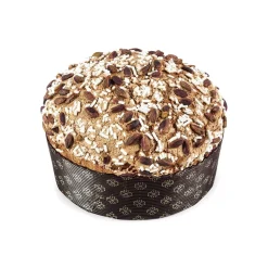 Vincente Delicacies - Panettone with Sicilian Pistachio, Pineapple and Apricot - Les Fruits - Hand Wrapped Artisan - Avvenice