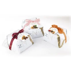 Vincente Delicacies - Panettone with Sicilian Pistachio, Peach and Chocolate - Printemps - Hand Wrapped Artisan - Avvenice