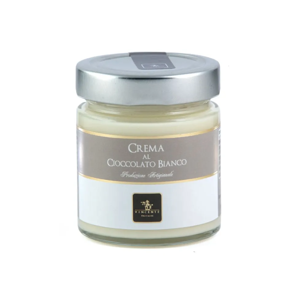 Vincente Delicacies - Panettone Covered with White Chocolate with Jar of White Cream - Mélange - Avvenice