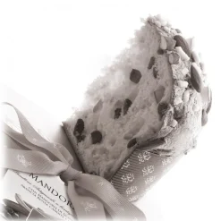 Vincente Delicacies - Panettone with Sicilian Pistachio, Peach and Chocolate - Printemps - Artisan in Metallic Box - Avvenice