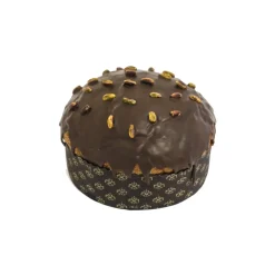 Vincente Delicacies - Panettone with Candied Strawberry - Extra Dark Chocolate - Pistachios - Bouquet - Hand Wrapped Artisan - Avvenice