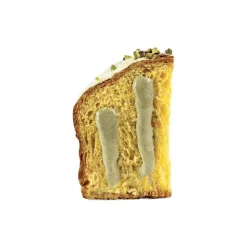 Vincente Delicacies - Panettone Coated with White Chocolate and Sicilian Pistachio Stuffed with Pistachio Cream - Le Chic - Avvenice