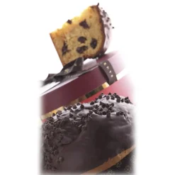 Vincente Delicacies - Panettone Coated with 70% Extra Dark Chocolate - Montezuma - Artisan in Hatbox - Avvenice