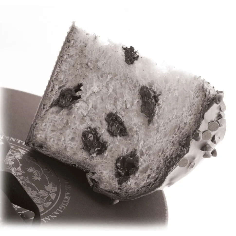 Vincente Delicacies - Panettone Coated with 70% Extra Dark Chocolate - Montezuma - Artisan in Hatbox - Avvenice