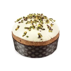 Vincente Delicacies - Sant'Agata - Artisan Panettone with White Chocolate and Pistachio - Sicilian Looks - Box - Avvenice