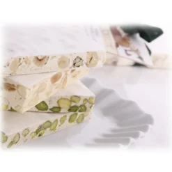 Vincente Delicacies - Soft Nougat Bar with Sicilian Hazelnuts - Opal Ribbon Flow-Pack - 400 g - Avvenice