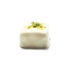 Vincente Delicacies - Soft Nougat Pieces with Sicilian Pistachio and Coated with Fine White Chocolate - Baroque - Avvenice