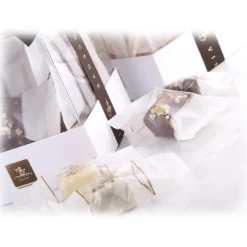 Vincente Delicacies - Soft Nougat Pieces with Sicilian Almond and Coated with Fine White Chocolate - Baroque - Avvenice