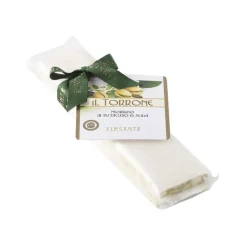 Vincente Delicacies - Soft Nougat Bar with Sicilian Pistachios - Opal Ribbon Flow-Pack - Avvenice