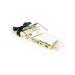 Vincente Delicacies - Soft Nougat Bar with Sicilian Pistachios - Opal Ribbon Flow-Pack - Avvenice