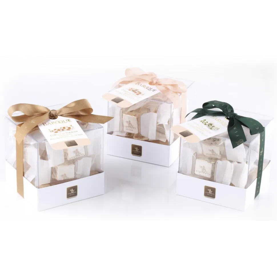 Vincente Delicacies - Soft Nougat Pieces with Sicilian Almond - Classic Baroque - Avvenice