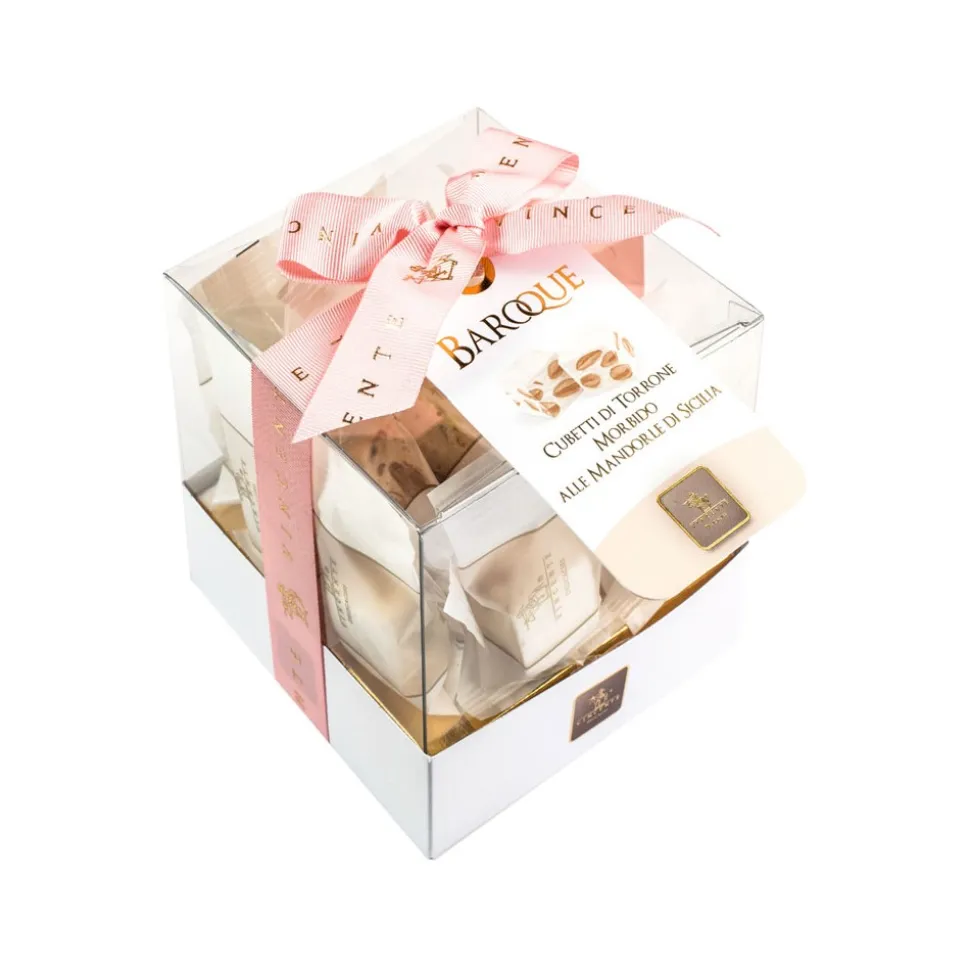 Vincente Delicacies - Soft Nougat Pieces with Sicilian Almond - Classic Baroque - Avvenice