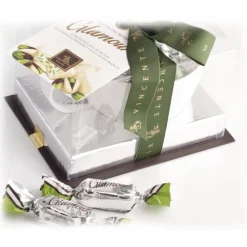 Vincente Delicacies - Soft Nougat Candy Covered with Chocolate - Glamour - Ninféa Gift Box - Avvenice