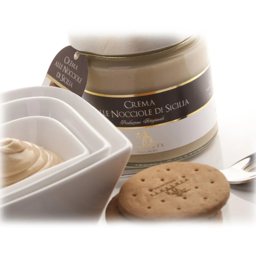 Vincente Delicacies - Sweet Cream Spread with Dark Chocolate - Artisan Spreadable Creams - 90 g - Avvenice