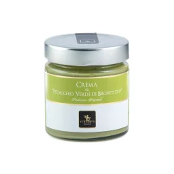 Vincente Delicacies - Sweet Cream Spread with Green Pistachio from Bronte P.D.O. - Artisan Spreadable Creams - 180 g - Avvenice
