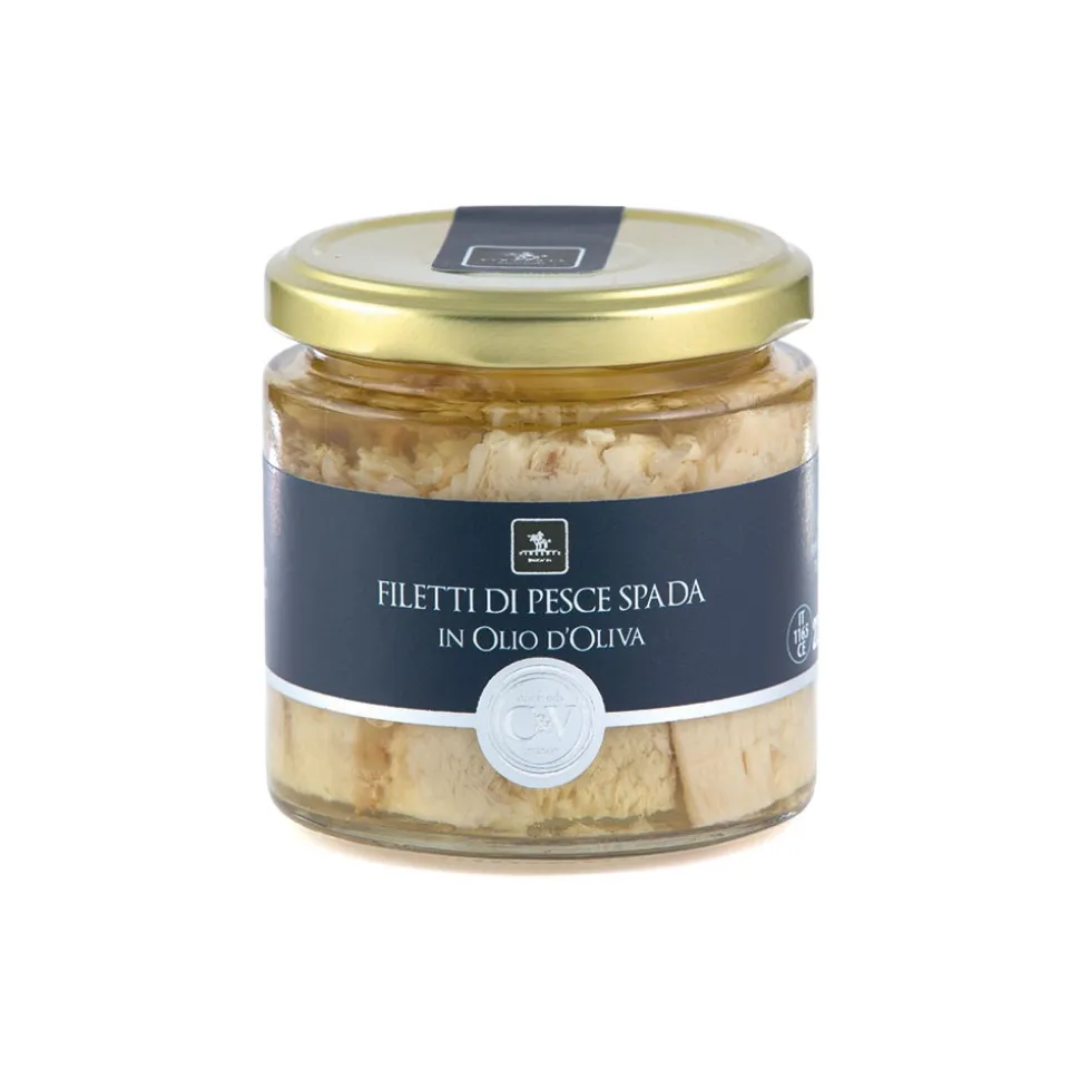 Vincente Delicacies - Swordfish Fillets in Olive Oil - C&V - Fish Line - Avvenice