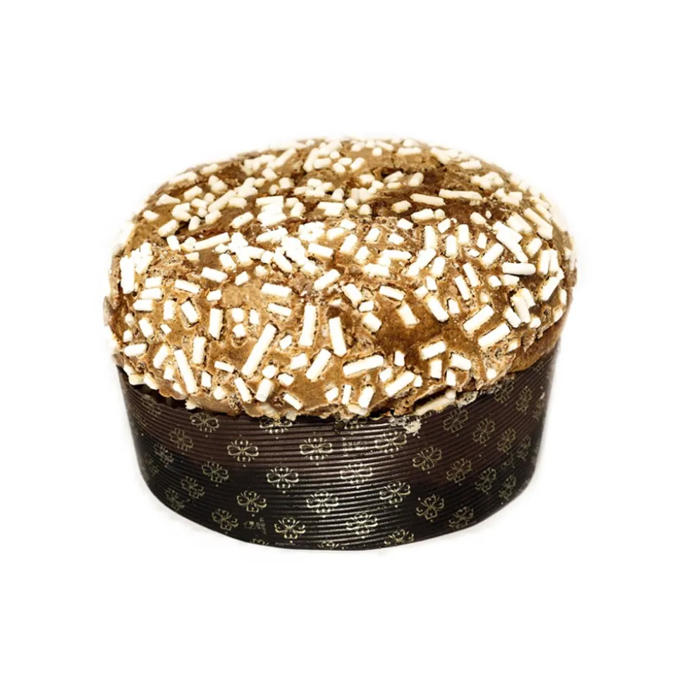 Vincente Delicacies - Vincenzo Bellini - Artisan Panettone wth Mandarin and Raisins - Sicilian Looks - Hand Wrapped - Avvenice