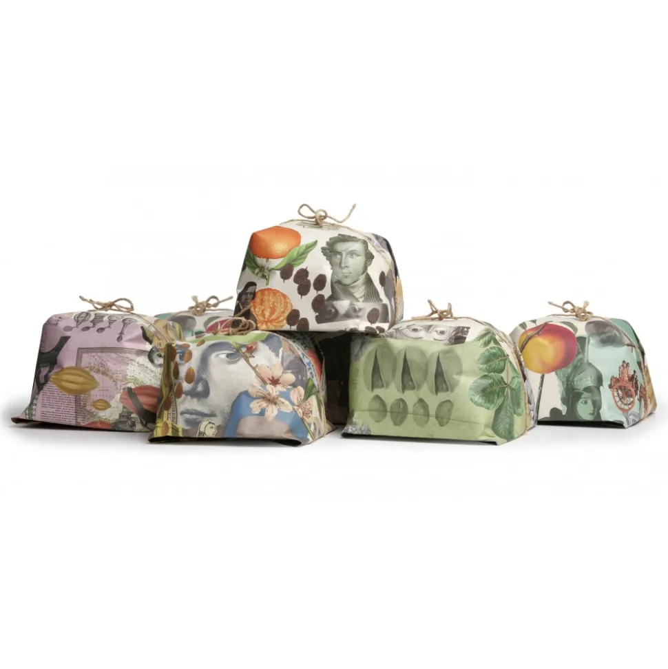 Vincente Delicacies - Vincenzo Bellini - Artisan Panettone wth Mandarin and Raisins - Sicilian Looks - Hand Wrapped - Avvenice