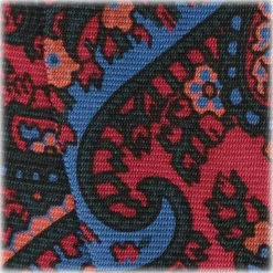Viola Milano - Ancient Madder Silk Bow Tie - Red Paisley - Made in Italy - Luxury Exclusive Collection - Avvenice
