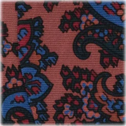 Viola Milano - Ancient Madder Silk Bow Tie - Rose Paisley - Made in Italy - Luxury Exclusive Collection - Avvenice