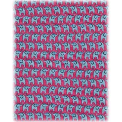 Viola Milano - Animal Printed Selftipped Silk Tie - Rose Elephant - Handmade in Italy - Luxury Exclusive Collection - Avvenice