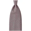 Viola Milano - Artisan Chain Selftipped Silk Tie - Pink Mix - Handmade in Italy - Luxury Exclusive Collection - Avvenice