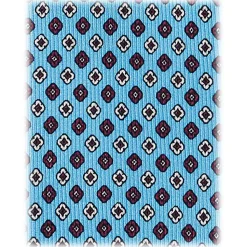 Viola Milano - Artisan Floral Selftipped Silk Tie - Sea - Handmade in Italy - Luxury Exclusive Collection - Avvenice