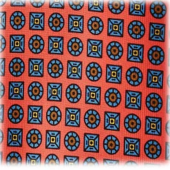 Viola Milano - Artisan Floral Handprinted Selftipped Silk Tie - Rose - Made in Italy - Luxury Exclusive Collection - Avvenice